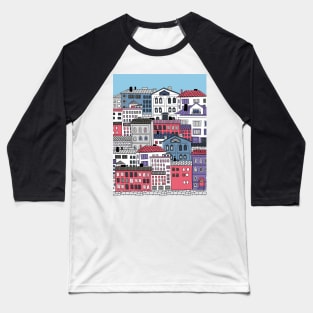 Doodle town Baseball T-Shirt